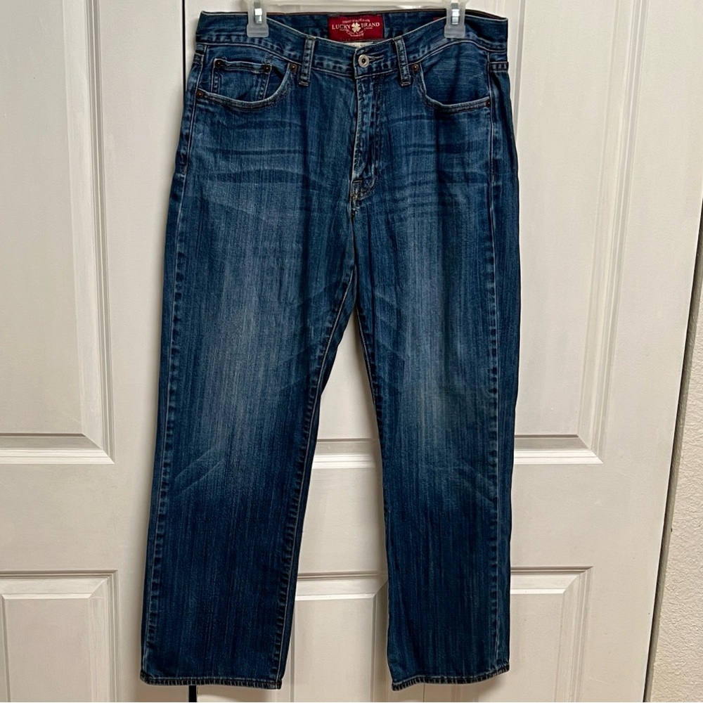 Lucky Brand Men's Dark Blue Relaxed Jeans Size 32